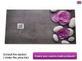 Shower tray, decorated with a personalized image - ZEN
