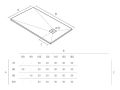 Shower tray, decorated with a personalized image - NATURALA