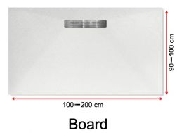 Shower tray lateral drain - BOARD