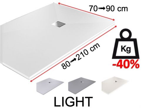 Shower tray, lightweight technology - LIGHT