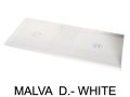 Shower tray, double drain - MALVA DOUBLE