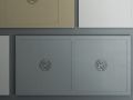 Shower tray, double drain - MALVA DOUBLE