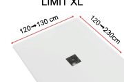 Shower tray, with border - LIMIT XL