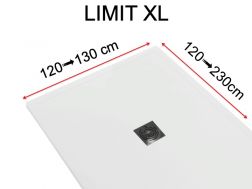 Shower tray, with border - LIMIT XL