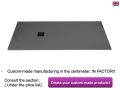 Shower tray with rim, extra flat resin - LIMIT XL