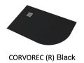 Shower tray, with quarter round curve, right - CORVOREC RIGHT