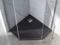 Shower tray, corner drain - PENTAGONE 25/25