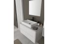 Countertop washbasin, 30 x 70 cm, in Solid Surface resin - ALFA 700