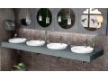 Countertop washbasin,  44 cm, in Solid Surface resin - EKAVIP