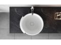 Countertop washbasin,  38 cm, in Solid Surface resin - VERONAPLUS