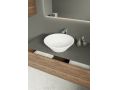 Countertop washbasin,  40 cm, in Solid Surface resin - ARUPLUS