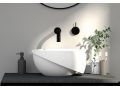 Countertop washbasin,  36 cm, in Solid Surface resin - AMURIPLUS