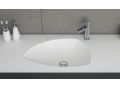 Design washbasin,  in Solid-Surface mineral resin - CUP 50