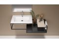 Design washbasin,  in Solid-Surface mineral resin - CHESTE 50