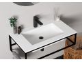 Design washbasin,  in Solid-Surface mineral resin - CHESTE 50