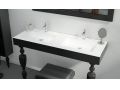 Design washbasin,  in Solid-Surface mineral resin - CHESTE 50 DOUBLE