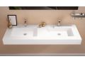 Design washbasin,  in Solid-Surface mineral resin - CHESTE 50 DOUBLE