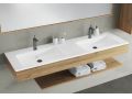 Design washbasin,  in Solid-Surface mineral resin - CHESTE 50 DOUBLE