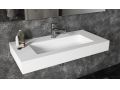 Design washbasin,  in Solid-Surface mineral resin - CHESTE 68