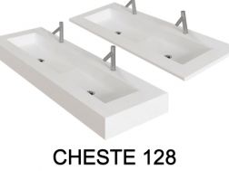 Design washbasin,  in Solid-Surface mineral resin - CHESTE 128