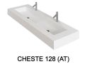 Design washbasin,  in Solid-Surface mineral resin - CHESTE 128