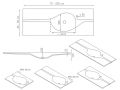 Design washbasin,  in Solid-Surface mineral resin - MUNDI