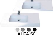 Washbasin top, suspended or table top, in mineral resin - ALFA 50