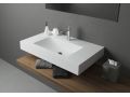 Washbasin top, suspended or table top, in mineral resin - SILON 47