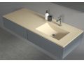 Washbasin top, suspended or table top, in mineral resin - SILON 47