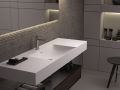 Vanity top, wall-mounted or built-in, in mineral resin - ARONA 120
