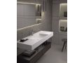 Vanity top, wall-mounted or built-in, in mineral resin - ARONA 120