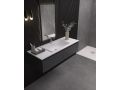 Vanity top, wall-mounted or built-in, in mineral resin - CEUTA 120