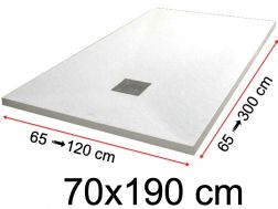 Shower trays - 70 x 190 cm - VULCANO
