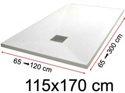 Shower trays - 115 x 170 cm - VULCANO