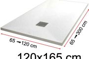 Shower trays - 120 x 165 cm - VULCANO