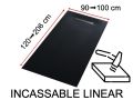 Shower tray, flexible and unbreakable innovative technology - UNBREAKABLE LINEAR 150