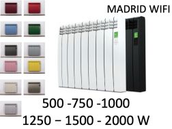 Electric radiator, with front dissipation fins - MADRID WIFI