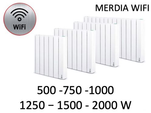 Electric radiator, with natural air convection - MERIDA WIFI