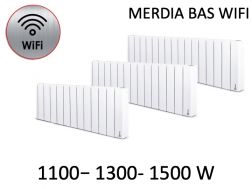 Electric radiator, with low height - MERIDA BAS WIFI