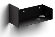 open cabinet with towel holder for Flush 3