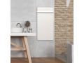 Designer towel dryer, electric, with heat accumulator - STONEHENGE WIFI rectangle