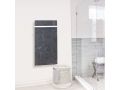 Designer towel dryer, electric, with heat accumulator - STONEHENGE WIFI rectangle