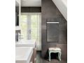 Designer towel dryer, electric, with heat accumulator - STONEHENGE WIFI rectangle