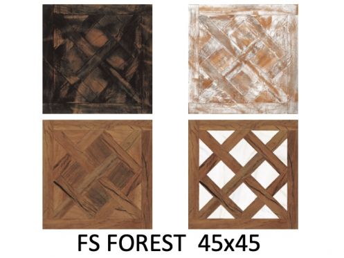 FS FOREST 45x45 - Old wood look tiles
