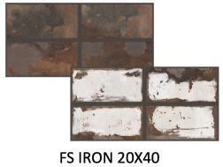 FS IRON 20x40 - Tiles with an old look.