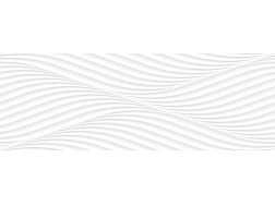 WAVES 30x100 cm - Design white wall tiles