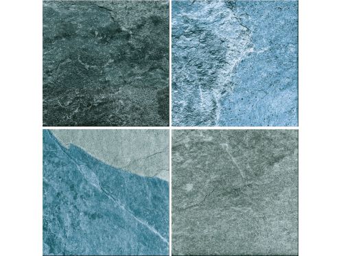 Java Sea Blue 15 x15 cm - Floor and wall tiles, matte aged finish