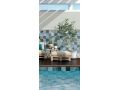 Java Sea Blue 15 x15 cm - Floor and wall tiles, matte aged finish
