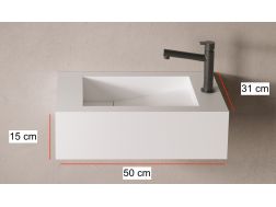 Hand basin, in Solid-Surface - MINI UMBRIEL STANDARD