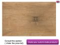 Shower tray, digital printing, wood effect - imaZine WOOD